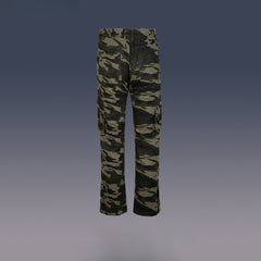 Men Vintage Pants Tooling Multi-Pocket Trousers Micro-pull Pants Foot Casual Pants MIJKO