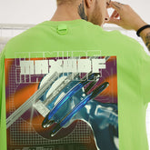 Men T Shirt Printed Short-Sleeved T-shirt Men and Women Loose