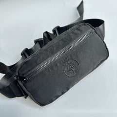 Mens Casual Bags STON FW24 Nylon Embroidered Shoulder Crossbody Breast Bag