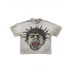 Street Unisex T-shirt Loose Casual Gothic