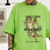 Men T Shirt Short Sleeve T-shirt Men and Women Loose