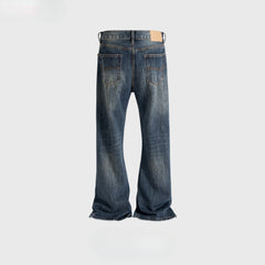 Men's Vintage Pants Textured Trousers Men's and Women's Ripped Jeans MIJKO