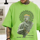 Men T Shirt Printed Short-Sleeved T-shirt for Men and Women
