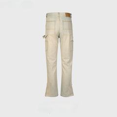 Men's Vintage Pants Washed Old Trousers Men's and Women's Jeans MIJKO