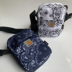 Mens Carhar Bag CARHAR WIP Baroque Cashew Flower Shoulder Crossbody Square Bag