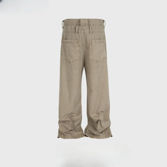 Mens Vintage Pants Logging Straight Jeans Cleanfit Wide Leg Overalls MIJKO