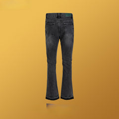 Men's Vintage Pants washed old micro-wide pants men's and women's jeans MIJKO