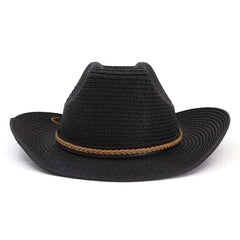 Chapeaux de cowboy en paille Chapeau de plage Chapeau de soleil protection solaire