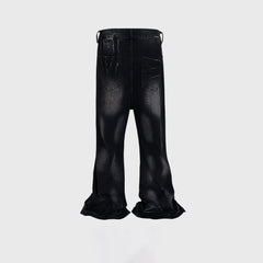 Mens Vintage Pants Whitening bootcut jeans MIJKO