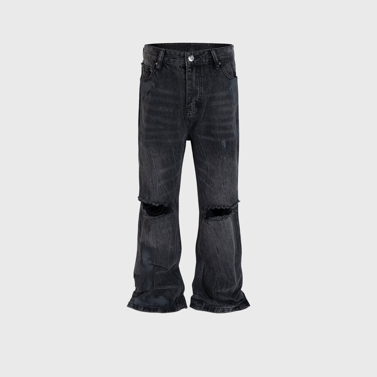 Mens Vintage Pants Ripped Jeans MIJKO