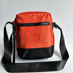 Mens Casual Bags STONE Splicing Embroidery Men's Nylon pouch bag Crossbody shoulder bag