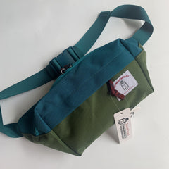 Mens Casual Bags Color Matching Waist Pack Breast Pack