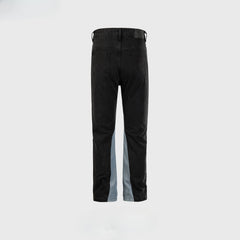 Men's Vintage Pants Men's Women's Contrast Splicing Trousers Slim-Fit Jeans MIJKO