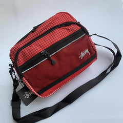 Mens Stussy Bag Stusy Plaid Shoulder Crossbody Bag Men's Shoulder Bag