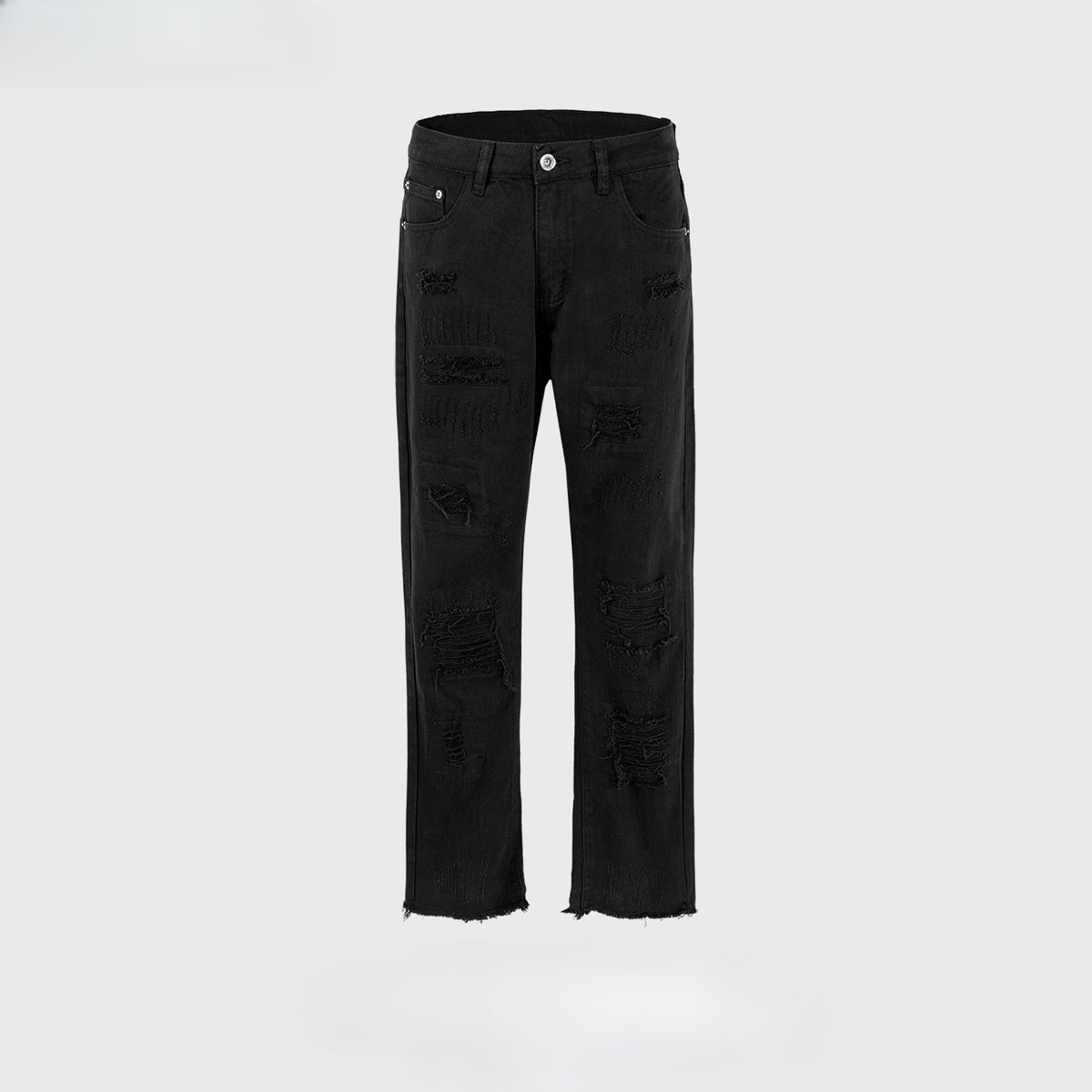 Men's Vintage Pants Trousers Men's and Women's Straight Slim-Fit Jeans MIJKO