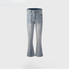 Men's Vintage Pants Women's Men's Washed Old Trousers Jeans MIJKO