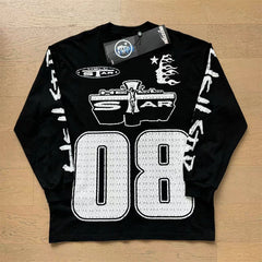 Hellstar Long Sleeve T-Shirt Retro style high street trend