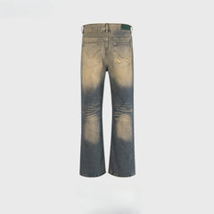 Men's Vintage Pants Men's Women's Wash Pants High Street Style Jeans MIJKO