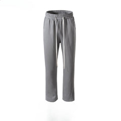 Men's Vintage Pants Forked Pants Men's and Women's Drawstring Terry Splicing Casual Pants MIJKO