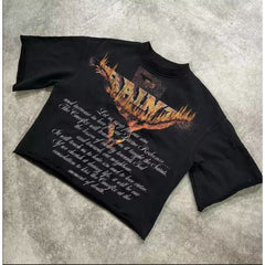 Street Unisex T-shirt Loose Casual Gothic