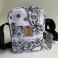 Mens Carhar Bag CARHAR WIP Baroque Cashew Flower Shoulder Crossbody Square Bag