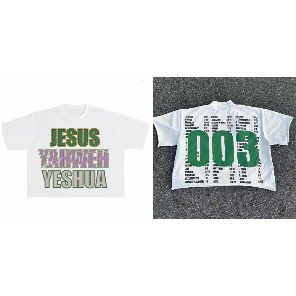 Street Unisex T-shirt Loose Casual Gothic