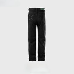 Mens Vintage Pants Trousers X Embroidered Pockets CleanFit Jeans MIJKO