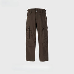 Men's Vintage Pants trousers men's and women's high street style multi-pocket casual trousers MIJKO