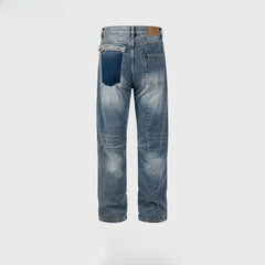 Men's Vintage Pants Splicing Trousers Men's and Women's Jeans MIJKO