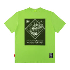 Men's T Shirt Printed Short-Sleeved T-shirt Men's and Women's Retro Loose Top