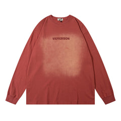 Men Long Sleeve T Shirt Personality Cotton T-shirt Loose