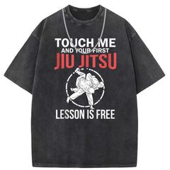 Men T Shirts Crew neck short-sleeved T-shirt washed and old