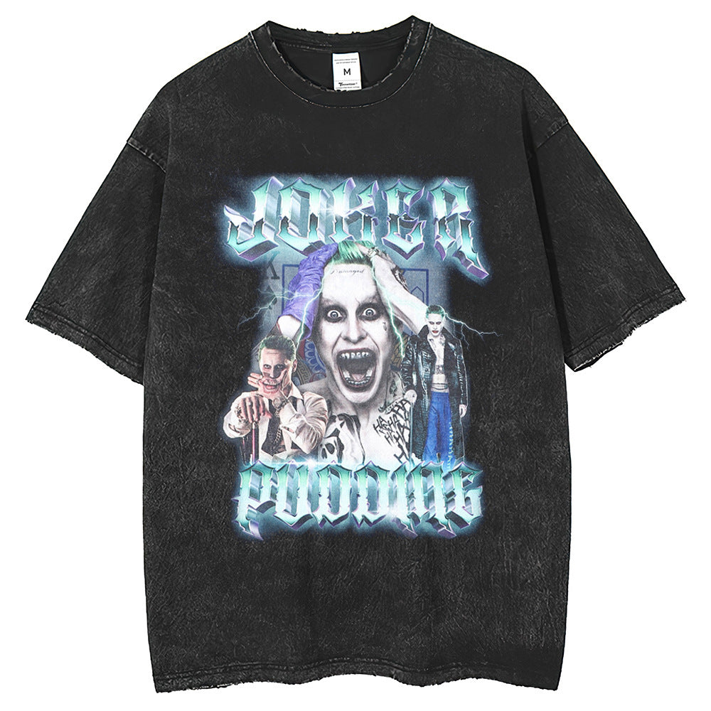 Mens T Shirts Dark Short Sleeve T-Shirts, High Street Harajuku