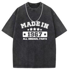 Men T Shirts Vintage old anime oversize printed short sleeves