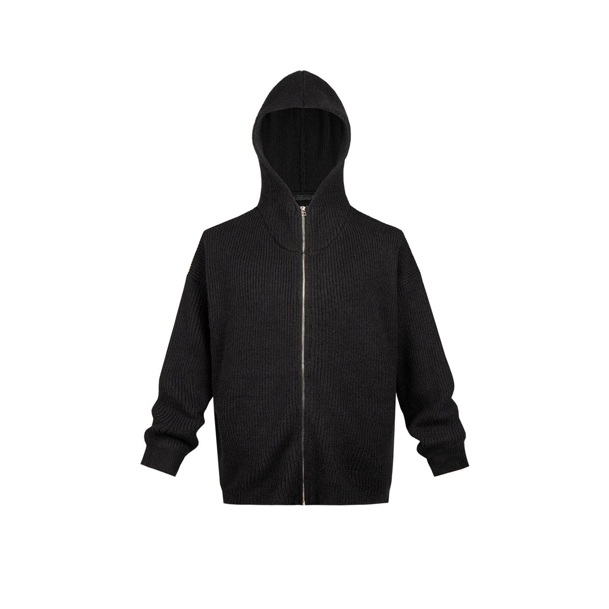 Men's Vintage Pants Men's Women's Autumn and Winter High Street Jacket Hooded Knitted MIJKO