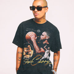 Nba T Shirt Nba Warriors Curry Basketball Star Printed Short Sleeve T-shirt