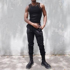 Rave Outfits Mens Vest Knitted