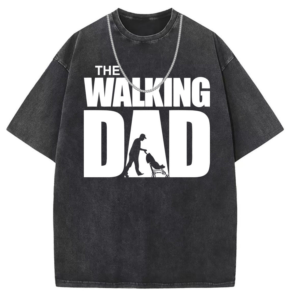 Men T Shirts Short-sleeved T-shirt women wash and do old street