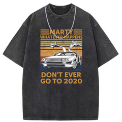 Men T Shirts Washed Old Casual