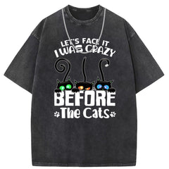 Men T Shirts Short Sleeve T-Shirts Women Washed Old American Street