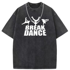 Men T Shirts Crew neck short sleeve T-shirt washed old American style