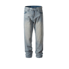 Men's Vintage Pants Washed Old Trousers Men's and Women's Jeans MIJKO