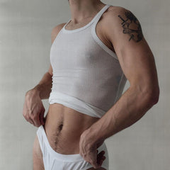 Rave Outfits Mens Vest Bottoming Shirt