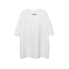 T-shirt à manches courtes imprimé pour hommes T-shirt à manches mi-longues ample pour couples