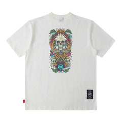 Men T Shirt Retro Street Trendy Loose Leisure All-Matching Couple Short Sleeve T-shirt
