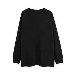 Men Long Sleeve T Shirt Cartoon Super Mary Printed T-shirt