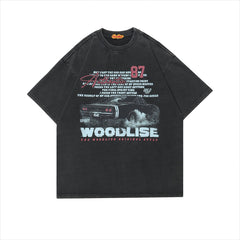 Man Tees Short sleeve Summer Fashion Brand Heavy Short Sleeve T-shirt