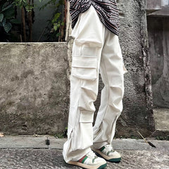 Men's Vintage Pants overalls men's and women's waist casual trousers MIJKO