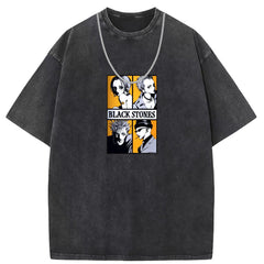 Men's T Shirts Cotton Crew Neck Short Sleeve T-Shirt Women's Wash