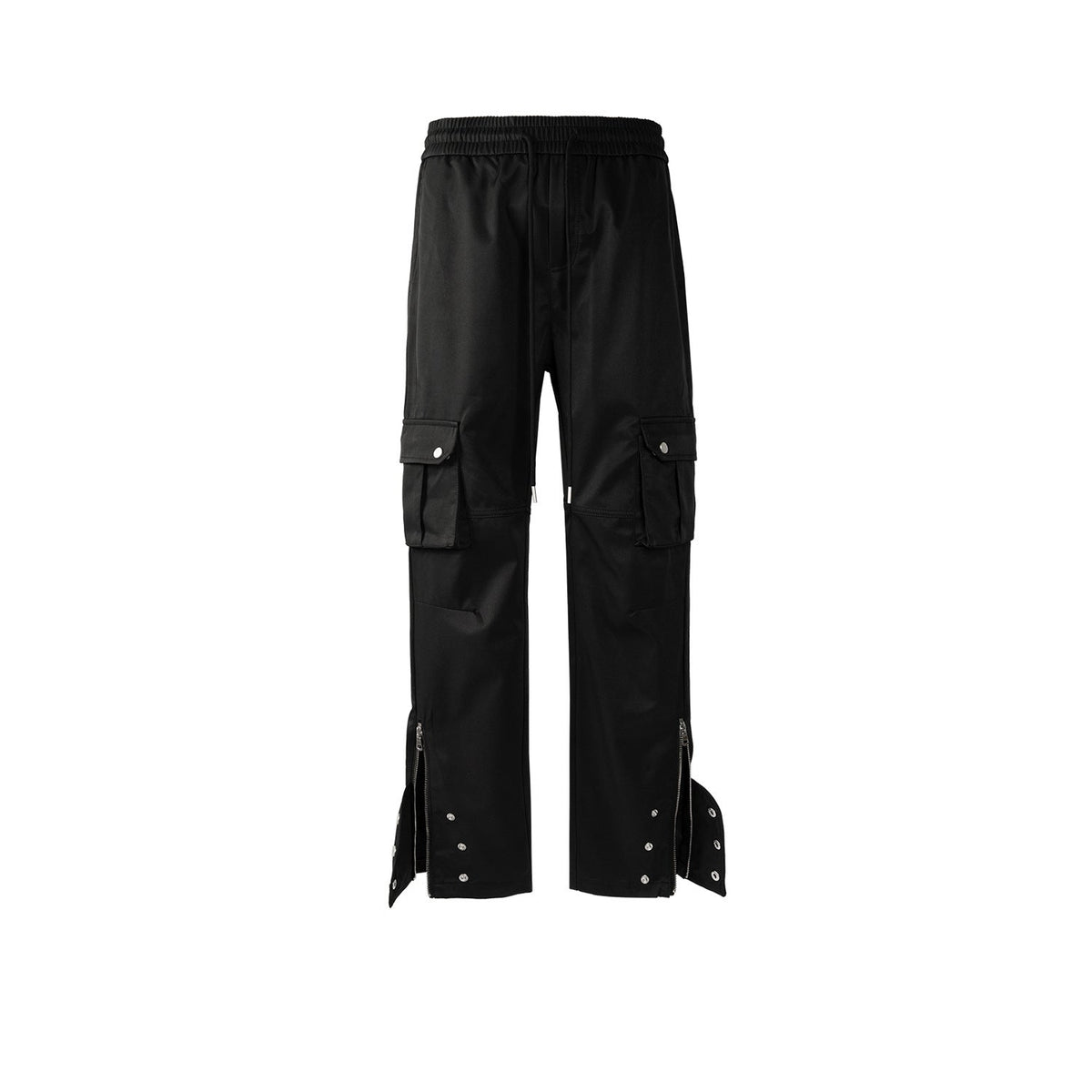Men's Vintage Pants trousers men's and women's drawstring zipper trousers casual sweatpants MIJKO